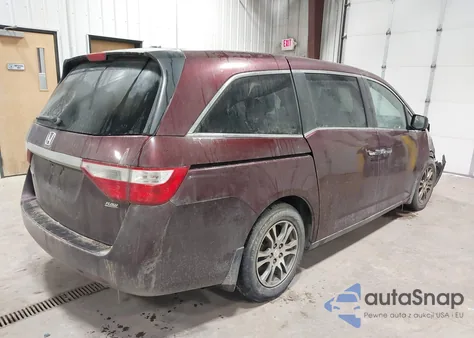 2013 Honda Odyssey Ex-L из США, поврежденный, VIN 5FNRL5H65DB064921
